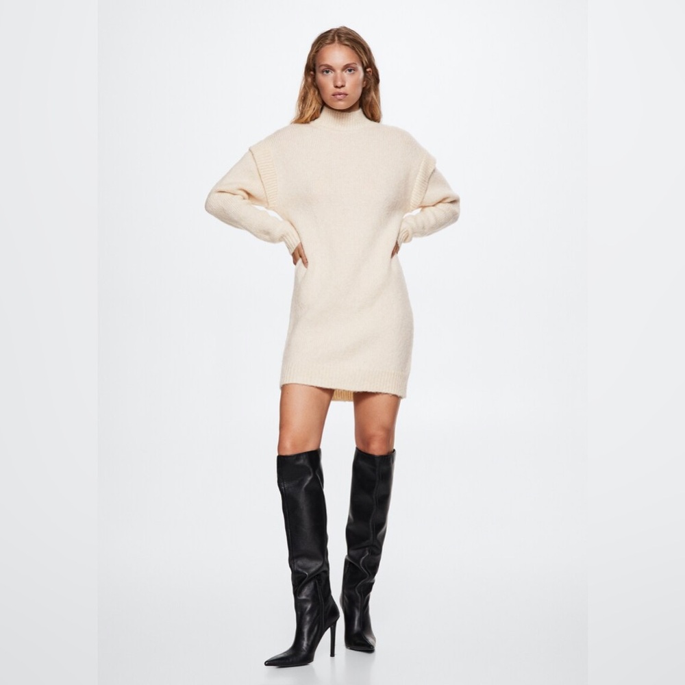 MANGO Short Knitted Dress - Picture 11 of 17